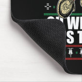 Oh, was Spaß es macht, den Weihnachtsmann Ugly Chr Mousepad (Ecke)