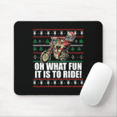 Oh, was Spaß es macht, den Weihnachtsmann Ugly Chr Mousepad (Mit Mouse)