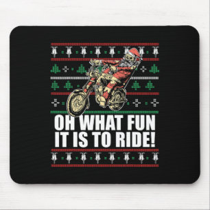 Oh, was Spaß es macht, den Weihnachtsmann Ugly Chr Mousepad