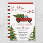 Oh, was Spaß es macht, eins zu sein! Red Lieferwag Einladung (Vorne/Hinten)