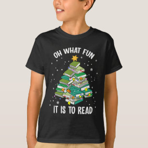 Oh, was Spaß es macht, Weihnachten-Bäume-Buch-Lieb T-Shirt