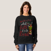 Oh, was Spaß es macht Weihnachten Niedlichen Renti Sweatshirt (Vorne ganz)