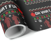 Oh, was Spaß es macht, Weihnachtsgeschenke für Run Geschenkpapier (Rolleneckpunkt)