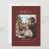 Oh, was Spaß Familie Weihnachten Foto Red Wine (Vorderseite)