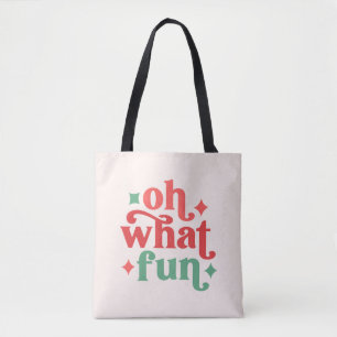 Oh, was Spaß - Feiertage-Typografie Tasche