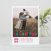 Oh, was Spaß Feiertagskarte (Stehend Vorderseite)