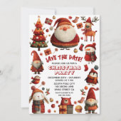 OH Was Spaß festliche Erwachsene Weihnachten Party Save The Date (Vorderseite)