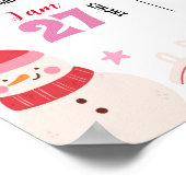 Oh, was Spaß First Birthday Meilenstein Poster (Ecke)