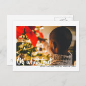 Oh, was Spaß Foto frohe Weihnachten Personalisiert Postkarte (Vorne/Hinten)