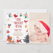 Oh, was Spaß Foto Geburtstag Einladung (Vorderseite)
