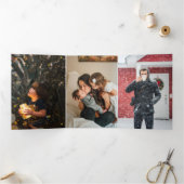 Oh, was Spaß Foto Personalisiert Weihnachten Dreifach Gefaltete Urlaubskarte (Innenseite)