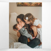 Oh, was Spaß Foto Personalisiert Weihnachten Dreifach Gefaltete Urlaubskarte (Innenseite Mitte)