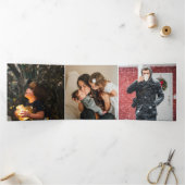 Oh, was Spaß Foto Personalisiert Weihnachten Dreifach Gefaltete Urlaubskarte (Innenseite)