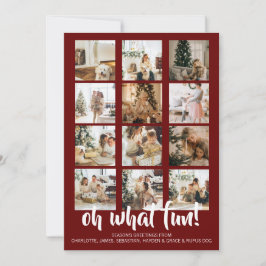 Oh, was Spaß Foto Weihnachten Personalisiert