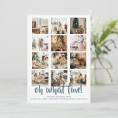 Oh, was Spaß Foto Weihnachten Personalisiert (Stehend Vorderseite)