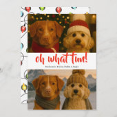 Oh, was Spaß Foto Weihnachten Personalisiert (Vorne/Hinten)