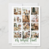 Oh, was Spaß Foto Weihnachten Personalisiert (Vorderseite)