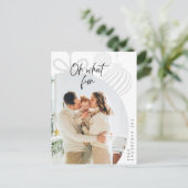 Oh, was Spaß, Foto, Weihnachtsgrüße Postkarte (Stehend Vorderseite)