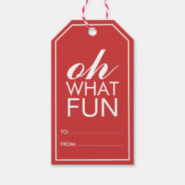 Oh, was Spaß Geschenkanhänger