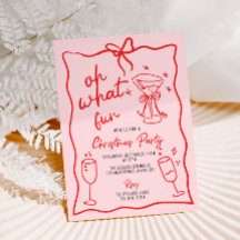 Oh, was Spaß Handgezeichnetes Weihnachts-Party Ros