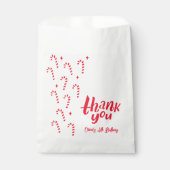 Oh, was Spaß Holiday Candy Cane Birthday Geschenktütchen (Vorderseite)