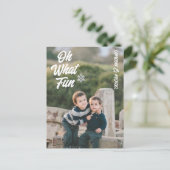 Oh, was Spaß Kinder Foto Weihnachten (Stehend Vorderseite)