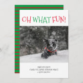 Oh, was Spaß Personalisierte Weihnachten (Vorne/Hinten)