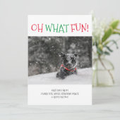 Oh, was Spaß Personalisierte Weihnachten (Stehend Vorderseite)