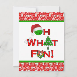 Oh, was Spaß Pickleball Weihnachts-Party Einladung
