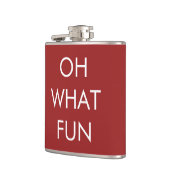 OH Was Spaß Red Christmas Flask Flachmann (Links)