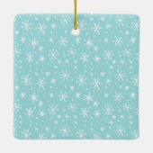 Oh, was Spaß Single Foto Weihnachten Keramikornament (Rückseite)