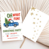 Oh, was Spaß Truck Weihnachten Party Einladung