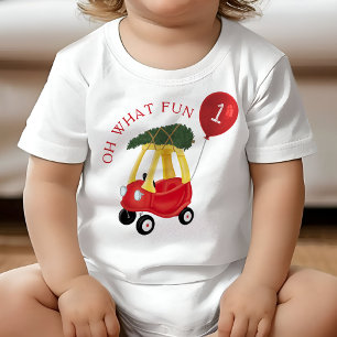 Oh, was Spaß Urlaub 1. Geburtstag Party Junge Baby T-shirt
