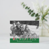 Oh, was Spaß Urlaub Fotokarte Postkarte (Stehend Vorderseite)