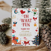 Oh, was Spaß Urlaub Geburtstag Einladung