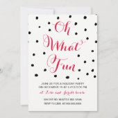 Oh, was Spaß Urlaub Party Einladungen (Vorderseite)