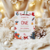 Oh, was Spaß Weihnachten 1. Geburtstag Einladung