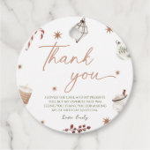 Oh, was Spaß Weihnachten Geburtstag Geschenk Tag Geschenkanhänger (Vorderseite)