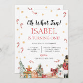 Oh, was Spaß Weihnachten Geburtstagsparty Einladung (Vorne/Hinten)