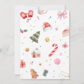 Oh, was Spaß Weihnachten Geburtstagsparty Einladung (Rückseite)