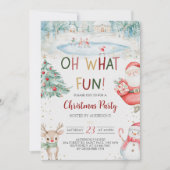 Oh, was Spaß Weihnachten Party Einladung (Vorderseite)