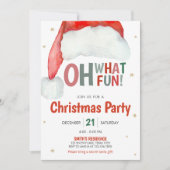 Oh, was Spaß Weihnachten Party Einladung (Vorderseite)