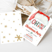 Oh, was Spaß Weihnachten Party Einladung