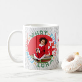 Oh, was Spaß Weihnachten Sweater Foto Kaffee Tasse