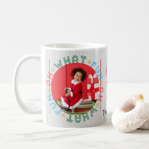 Oh, was Spaß Weihnachten Sweater Foto Kaffee Tasse