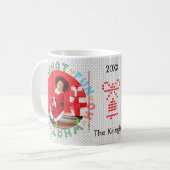 Oh, was Spaß Weihnachten Sweater Foto Kaffee Tasse (Vorderseite Links)