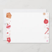 Oh, was Spaß Weihnachten Weihnachten Einladung (Rückseite)