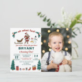 Oh, was Spaß Weihnachten Weihnachten Weihnachten G Einladung (Stehend Vorderseite)