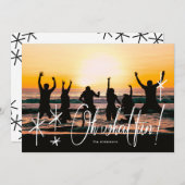 Oh, was Spaß Weihnachten Weihnachten Weihnachtskar (Vorne/Hinten)