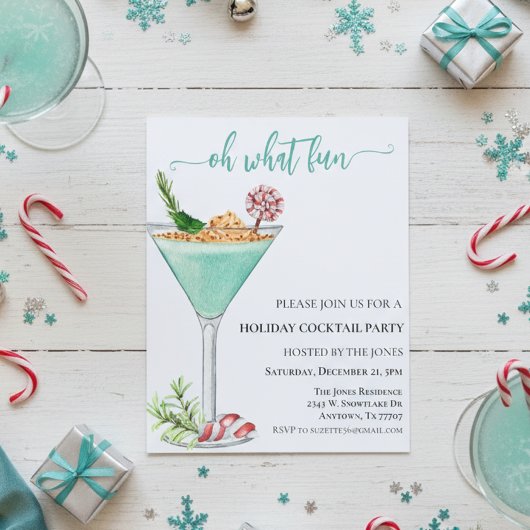 OH Was Spaß Weihnachts Cocktail Party